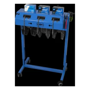 Reel Center Pro KMC Kettingrol houder - Blauw - 3 werkplaats kettingrollen