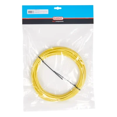 Rem buitenkabel Elvedes met teflon voering ø4,9mm / 10 meter (rol) - geel