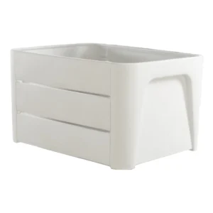 Fietskrat Mirage 'Klik  n Krat' - wit - 24L