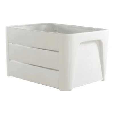 Fietskrat Mirage 'Klik  n Krat' - wit - 24L