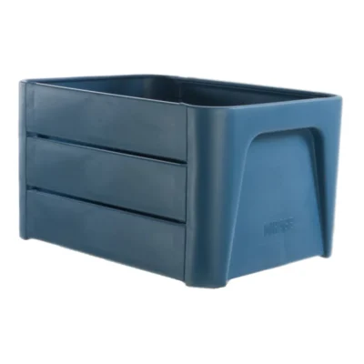 Fietskrat Mirage 'Klik 'n Krat' - blauw - 24L