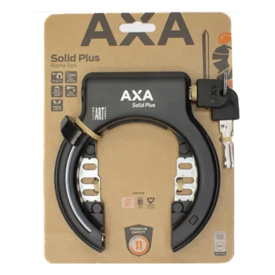 Ringslot Axa Solid Plus zwart (op kaart)