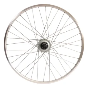 Achterwiel 28 inch Nexus 7 naaf (zilver) - ZAC19 velg (zilver) met RVS spaken - voor schijfrem