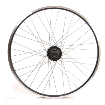 Achterwiel 28 inch Nexus 8 naaf (zwart) - ZAC19 velg (zwart) met RVS spaken - voor schijfrem