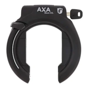 Ringslot Axa Block XXL Retractable - zwart