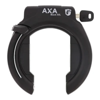 Ringslot Axa Block XXL Retractable - zwart