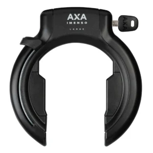 Ringslot Axa Imenso Large Retractable - zwart