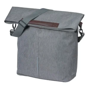 Fietsshopper Basil City MIK Hooks 14-16L 13 x 29 x 31 cm - grijs