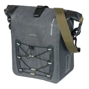 Enkele tas Basil Navigator Storm M MIK 12-15L 14 x 25 x 36 cm - zwart