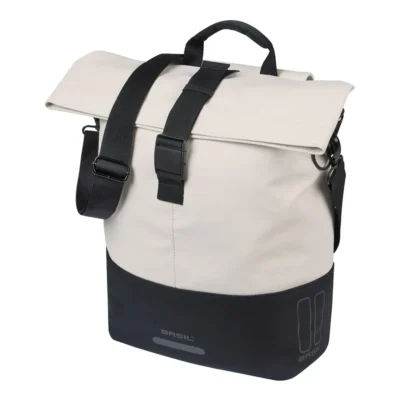 Cove shopper Basil MIK 14-16L 14 x 29 x 36 cm - zwart/wit