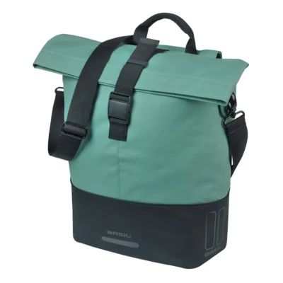 Cove shopper Basil MIK 14-16L 14 x 29 x 36 cm - groen/zwart