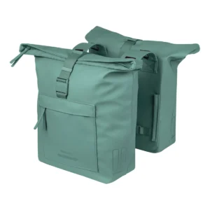 Dubbele fietstas Basil Brooklyn 41L 14 x 30 x 37 cm - groen