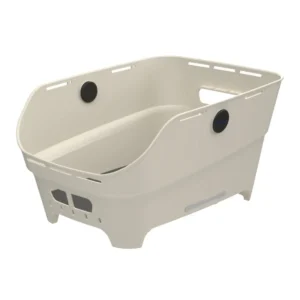 Fietsmand Basil Cento Neo WSL achter 46 x 23 x 14 cm - wit