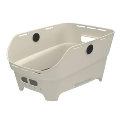 Fietsmand Basil Cento Neo WSL achter 46 x 23 x 14 cm - wit