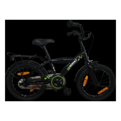 Kinderfiets Bikefun Boost 16 inch met remnaaf - Zwart