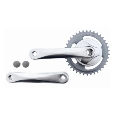 Cranskstel Vinty 38T - 170 mm crankarm - zilver