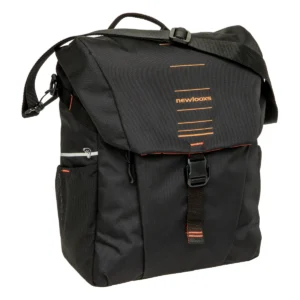 Enkele fietstas New Looxs Vigo Single - 20 liter - 30 x 19 x 40 cm - Black-Orange