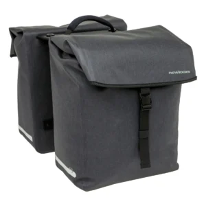 Dubbele fietstas New Looxs Hamar Double MIK 2.0 - 38 liter - 32 x 16 x 40 cm (2x) - Anthracite