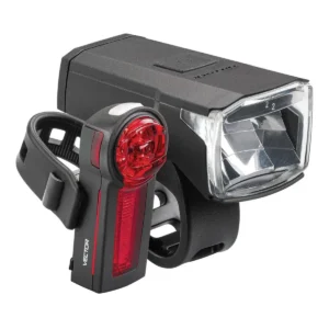 Verlichtingsset Trelock LS 440 + LS 740 USB - zwart