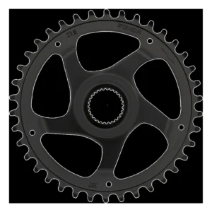 Kettingblad 38T KMC - geschikt voor Bosch generatie 4 - zwart