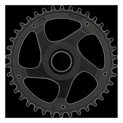 Kettingblad 38T KMC - geschikt voor Bosch generatie 4 - zwart