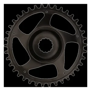 Kettingblad 38T KMC - geschikt voor Bosch generatie 3 - zwart