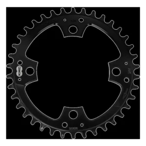 Kettingblad 38T KMC BCD 104 mm - 1/2" x 11/128" narrow wide - zwart