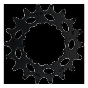 Tandwiel KMC Voor Bosch 18T CRO-MO Staal 11/128 inch - Zwart