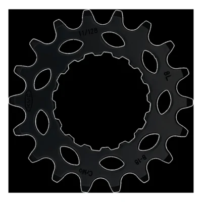 Tandwiel KMC Voor Bosch 18T CRO-MO Staal 11/128 inch - Zwart