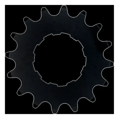 Tandwiel KMC Voor enviolo 16T O-MO Staal 3/32 inch - Zwart