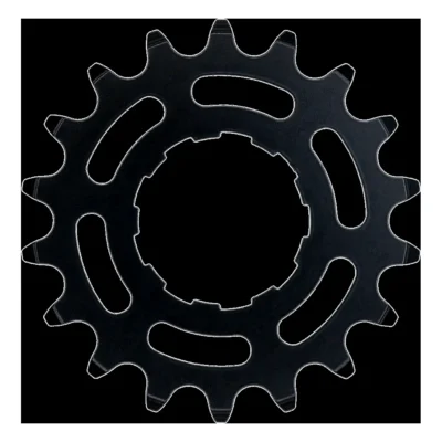 Tandwiel KMC Voor enviolo 18T O-MO Staal 3/32 inch - Zwart