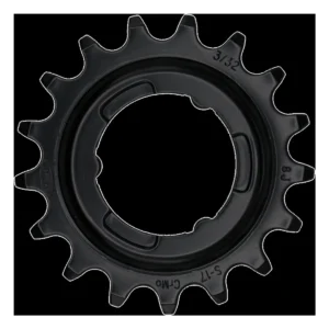Tandwiel KMC Voor Shimano 17T O-MO Staal 3/32 inch - Zwart