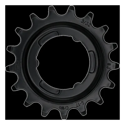 Tandwiel KMC Voor Shimano 17T O-MO Staal 3/32 inch - Zwart