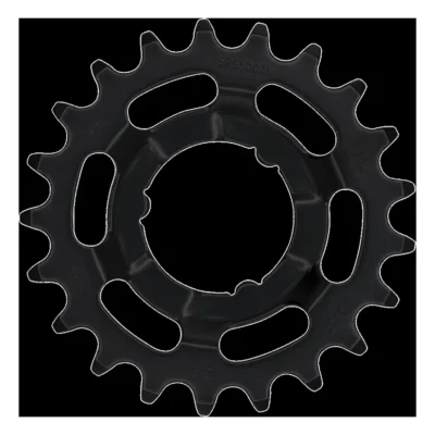 Tandwiel KMC Voor Shimano 21T O-MO Staal 3/32 inch - Zwart