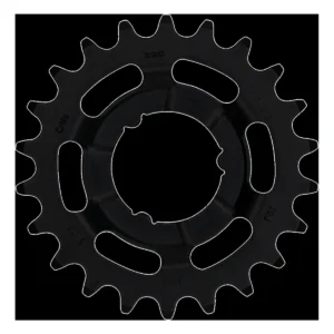 Tandwiel KMC Voor Shimano 22T O-MO Staal 3/32 inch - Zwart