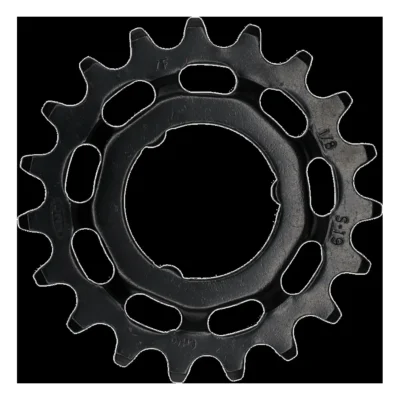 Tandwiel KMC Voor Shimano 19T O-MO Staal 1/8 inch - Zwart