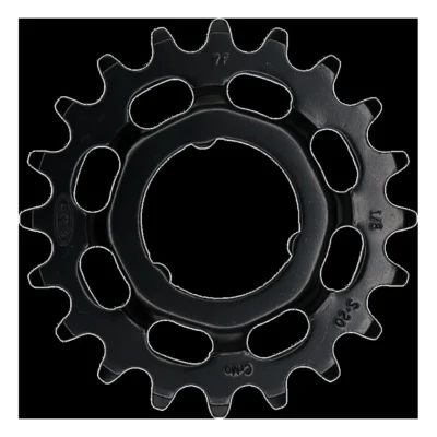 Tandwiel KMC Voor Shimano 20T O-MO Staal 1/8 inch - Zwart