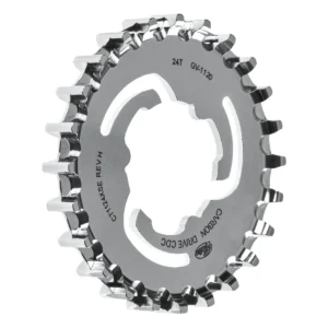 Achtertandwiel Gates CDC Center Track 24T Shimano IGH - CRMO staal