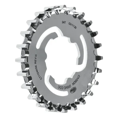 Achtertandwiel Gates CDC Center Track 24T Shimano IGH - CRMO staal