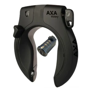 Ringslot Axa Victory ART 2 - matzwart - inclusief accuslot Gazelle Impulse