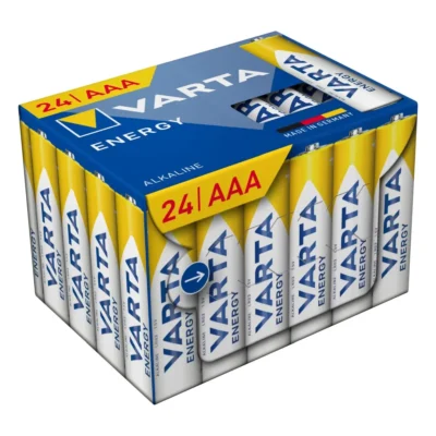 Batterij VARTA Energy Alkaline AAA (Box = 24stuks)
