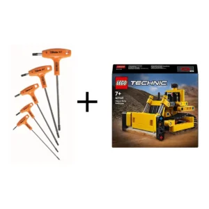 5-delige Beta Tools set inbussleutels met krachtgreep, inclusief gratis Lego