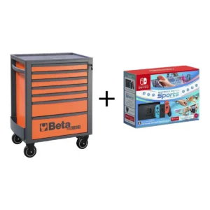 Gereedschapswagen Beta Tools RSC24/7-FO met 7 laden +390-delig assortiment, inclusief gratis Nintendo Switch