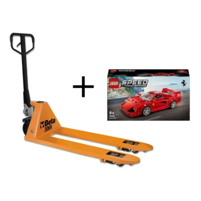 Beta Tools palletwagen met lange lepels, inclusief gratis Lego