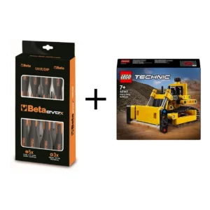 8-delige set schroevendraaiers Beta Tools1203E/D8P, inclusief gratis Lego