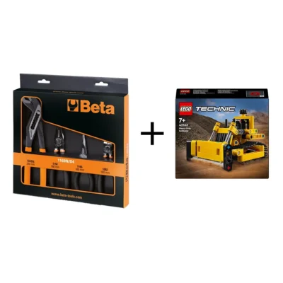 4-delige set tangen Beta Tools1169N/D4, inclusief gratis Lego