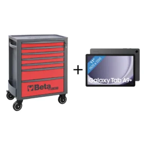 Gereedschapswagen Beta Tools RSC24/7-laden rood, inclusief gratis Samsung Tablet