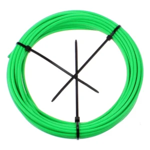 Buitenkabel (rem) Elvedes met teflon voering ø4,9mm - 10 meter op rol - neon groen