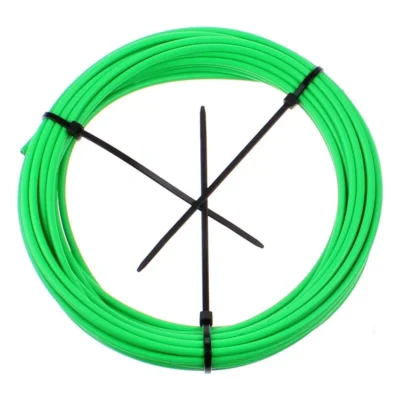 Buitenkabel (rem) Elvedes met teflon voering ø4,9mm - 10 meter op rol - neon groen