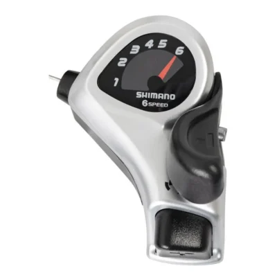 Versteller rechts 6 speed Shimano ST-TX50 - zwart/zilver